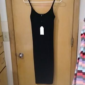 NWT Silky smooth long black dress